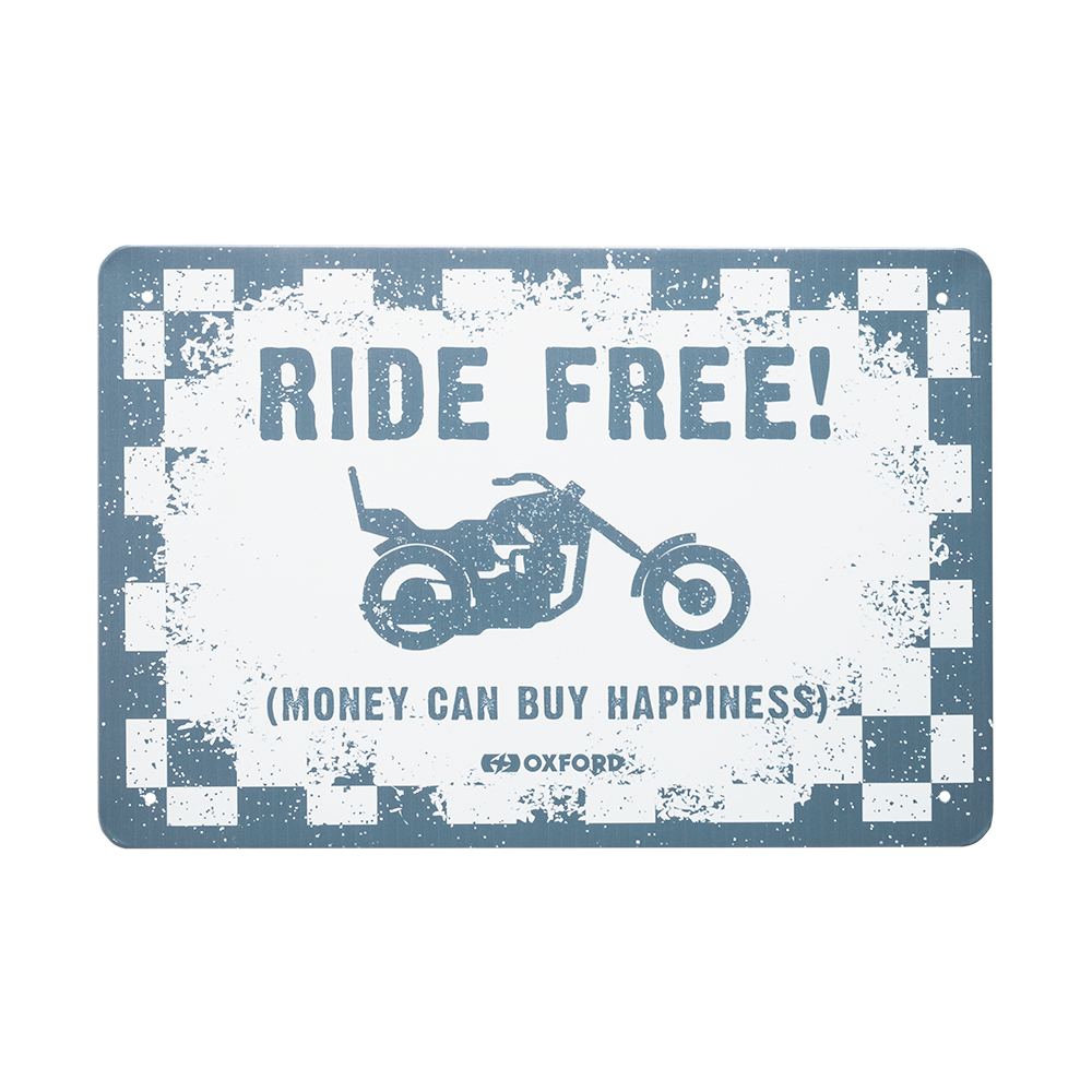 Oxford Oxford Garage Metal Sign Ride Free
